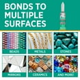 thumbnail image 6 of (3 pack) Aleene's Jewelry & Metal Glue 0.7 fl oz, Dries Clear, Permanent Bond, 6 of 10