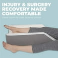 thumbnail image 2 of Kolbs Post Surgery Single Leg Elevation Foam Wedge Pillow Leg Ankle Knee Support, 2 of 8