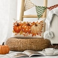 thumbnail image 4 of Sm:)e Pumpkin Maple Leaves Fall Pillow Covers 12x20 Inch, Cushion Covers for Sofa Seasonal Home Decor, 4 of 8