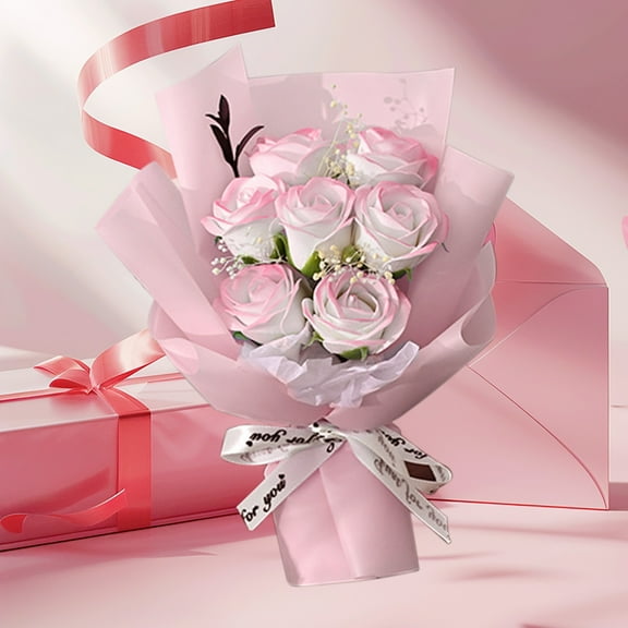 Valentine Day Gifts for Women Artificial Flowers Soap Flowers Preserved Rose Flowers Gift For Mom Wife Girlfriend Valentine's Day Mother's Day Birthday Party Anniversary Wedding Gift