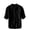 Black, variant on hotojiny Mens Linen Shirts Casual Half Sleeve Regular-Fit Henley T-Shirt Summer Lightweight Beach Yoga Tops for Big and Tall