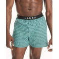 thumbnail image 3 of Hanes Mens Boxer 5 Pack  Classics  Comfort Flex Cotton Waistband Underwear TAGLESS, 3 of 6