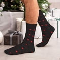 thumbnail image 7 of KLL Cardiogram and Heart Print Cool Socks Men's Women's Crew Socks Funny Crazy Novelty Stockings, 7 of 7