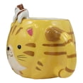 thumbnail image 5 of Ebros Orange Tabby Cat Ceramic Coffee Mug With Kitten Latch On Spoon Set 5.5"L, 5 of 5