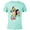 Ocean Blue, variant on Disney Princess Snow White Rapunzel Jasmine In Bloom - Short Sleeve Blended T-Shirt for Adults - Customized-Yellow
