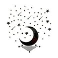 thumbnail image 2 of VINOIC Acrylic Wall Sticker, Removable Star Moon Mural for Bedroom Bathroom Decor, Waterproof, Kids Room, Nursery Decor, Theme Room, Glow in the Dark, Fantasy Decor, 2 of 4