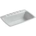 thumbnail image 1 of Kohler K-5864-5U Cape Dory 33" Single Basin Under-Mount Enameled Cast-Iron Kitchen Sink -, 1 of 7