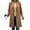 Khaki, variant on IMENGL Lapel button down long sleeve wool coat, Gray 2XL, Size M-3XL