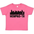thumbnail image 3 of Inktastic Memphis City Skyline with Grunge Boys or Girls Toddler T-Shirt, 3 of 5