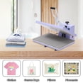 thumbnail image 2 of Heat Press, 16x24 Inch T-Shirts Heat Press Machine, Digital Sublimation Printer, High Pressure Heat Transfer Machine with 2-Layer Insulation Cotton for T-Shirts Pillows Bags, Black, 2 of 10