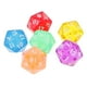 thumbnail image 4 of 6 piezas de dados de de múltiples caras con números 1-20, dados de , juguete para niños y niñas, suministros para fiestas , 6 colores Hugo Dados poliédricos, 4 of 6