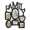 thumbnail image 2 of Family Distressed Black & Gold Decorative Photo Collage Picture Frame - 19.5" x 15.5", 2 of 6