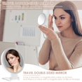 thumbnail image 2 of MesaSe Lighted Makeup Mirror 30X Magnifying Mirror with Light and Adjustable Brightness Hanging and Handheld Mirror with Handle Portable Travel 1000mAh Rechargeable Magnified Makeup Mirro, 2 of 10
