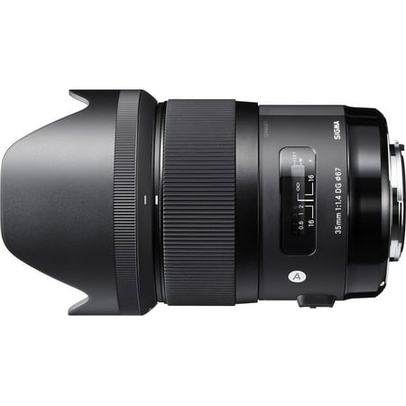 Sigma - 35mm f/1.4 DG HSM Art Standard Lens for Select Sony Digital Cameras - Black