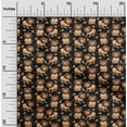 thumbnail image 2 of oneOone Rayon Black Fabric Circus Sewing Craft Projects Fabric Prints By Yard 56 Inch Wide-aD, 2 of 5