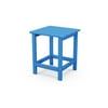 POLYWOOD Long Island 18" Side Table in Pacific Blue
