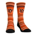 thumbnail image 2 of Men's Rock Em Socks Cincinnati Bengals Primary Crew Socks & Boxer Briefs Combo Pack, 2 of 3