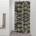 thumbnail image 2 of Green Camo Tiger Stripe Pattern Shower Curtain 36"x72" ,Bathroom Decorative Shower Curtains Set with 12 Hooks,Modern Waterproof Washable Shower Curtain, 2 of 6