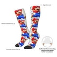 thumbnail image 5 of Saiise Mario Cc Funny Socks Men Women Boys Kids Adults Novelty Graphic Crew Tube Socks Crazy Design Casual Dress Socks for Sports,Running,Travel, 5 of 7