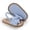 Sky Blue, variant on Dpytoraw Children Toddler Baby Girls Solid Bow Beach Shoes Sandals Prewalker Baby First Walker Sandals Size 4 M
