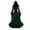 Green, variant on Patlollav Plus Size Womens Fashion Long Sleeve Hooded Dress Floor Length Dresses