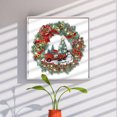 thumbnail image 4 of Diamond Drill Christmas Garland 5D Kits de pintura DIY Decoración redonda completa (DG216), 4 of 9