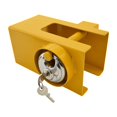 thumbnail image 1 of Bloqueo de enganche de remolque antirrobo, resistente a la intemperie y al desgaste, acoplador de remolque robusto Cerradura y llave, 1 of 8