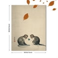thumbnail image 3 of Monkey And Butterfly Canvas Print，Nature Animal Decor for Living Room Bedroom Office Cafe, 3 of 8