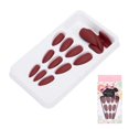 thumbnail image 1 of False Color Nails, Lightweight Artificial  Nails Delicate 24PCS Artificial Fingernails  For Parties F127,F128,F129,F131,F132, 1 of 8