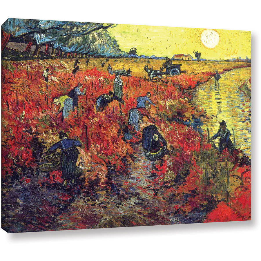 vincent van gogh red vineyard at arles