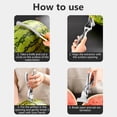 thumbnail image 4 of Fruit Divider Tool,Watermelon Opener Stainless Steel Cut In Half Pliers Watermelon Opener Striking Appearance, 4 of 12