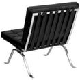 thumbnail image 3 of Flash Furniture HERCULES Flash Series Black LeatherSoft Lounge Chair with Curved Legs, 3 of 3