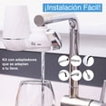 thumbnail image 4 of Pack Puriificador de agua ultracompacto directo al grifo + 2 repuestos extra, agua libre de cloro, impurezas y turbidez mejor que el garrafon, 4 of 8
