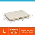 thumbnail image 3 of Vibrant Life Large Orthopedic Foam Dog Bed for Large Breeds, Large, 35" x 25", Tan, 3 of 5