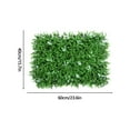 thumbnail image 3 of 1pc Artificial Plant Panels, Artificial Hedges Panels,Simulation Boxwood Wall Backdrop,Faux Grass Decorative Fence,Plastic Ivy Leaf Screening for Home Garden Wedding Wall, 3 of 5