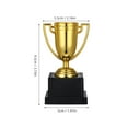 thumbnail image 2 of MOVTOTOP 1Pcs Trophée en Plastique Multicolore pour Encouragements Lors de Fêtes et en Classes, 2 of 8