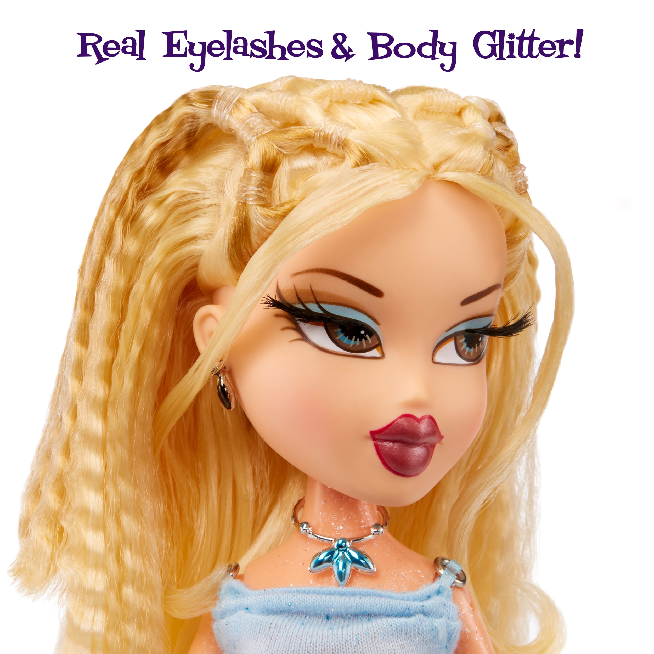 Girls Night Out Collection Dana Bratz Doll with Eyelashes and Body Glitter