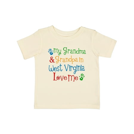

Inktastic West Virginia Grandma Loves Me Gift Baby Boy or Baby Girl T-Shirt