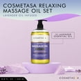 Lavender Massage Oil No Stain 100 Natural Blend of Spa Quality Oils