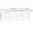 thumbnail image 4 of vidaXL Table de Jardin 65x55x30 cm Bambou, 4 of 4