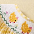 thumbnail image 4 of Valcatch Little Girls Embroidered Flying Sleeves Chick Embroidered Princess Party Dress For Toddler Kids Casual Midi Sundress 12M-7T, 4 of 8