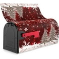 thumbnail image 6 of Christmas Mailbox Covers Xmas Tree Snowflake Magnetic Letter Post Box Cover Standard Size 25.5 x 21 Inch Garden Yard Home Decorative, 6 of 6