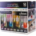 Enbrighten Seasons Vintage LED ColorChanging Café String Lights, 24ft. 12 Acrylic Bulbs, Indoor