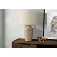 thumbnail image 2 of Lighting - 28"h - Table Lamp - Beige Ceramic - Beige Shade - Transitional, 2 of 3