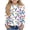 #0187-White, variant on Big Kids Girls Shirt Spring Cute Print Long Sleeve Top Dressy Casual Crew Neck Blouse Soft Basic Tee for Daily Play Park Hangout Sizes 3-14Y