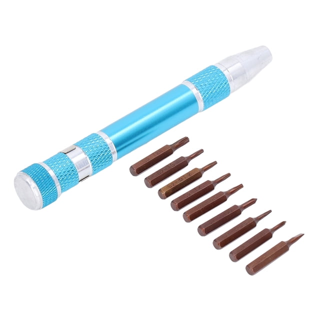Juego De Destornilladores, Aleación De Aluminio Y Aleación De Acero Juego De Puntas De Destornillador Estilo Pluma De Conexión Firme Para Ensamblaje ANGGREK Pen Screwdriver