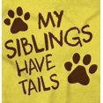 thumbnail image 2 of Siblings Have Tails Adorable Pet Owner Romper Boys or Girls Infant Baby Brisco Brands 18M, 2 of 6