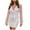 White, variant on Herrnalise Women's Fashion Lantern Sleeve Sequins WaistedHip Long Sleeve V-Neck Dresses S-2XL
