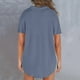 thumbnail image 4 of mfyjkho Tops Casuales Para Mujer, Camisa De Satén Con Solapa Y Manga Larga Para Mujer, Color Liso, A La Moda Tops Y Blusas Para Mujer L, 4 of 4