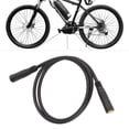 thumbnail image 1 of Bike Extension Cable, 3pin Waterproof Connector, ABS Plastic Rubber Electric Bike Extension Cable Modification Accessory, 1 of 7